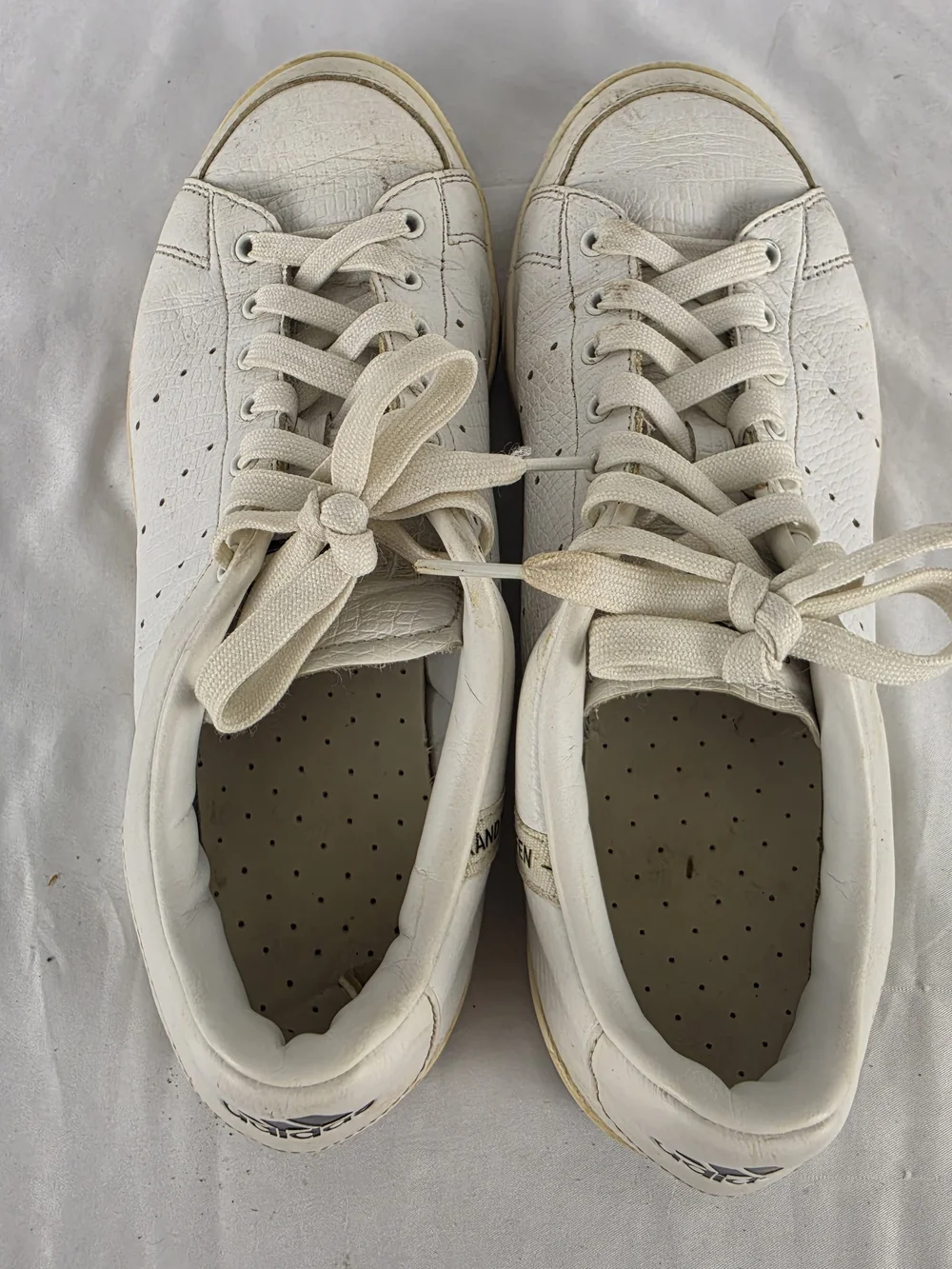 Adidas Adicross F33779 Triple White Leather Men's Golf Shoes Mens Size 9.5